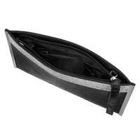 Nina - Women's Divine Reflective Suedette Crystals Wristlet Clutch