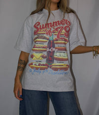 The Clandestine Underground - Summer Of '79 hot Dogs Boxy Cotton T-shirt