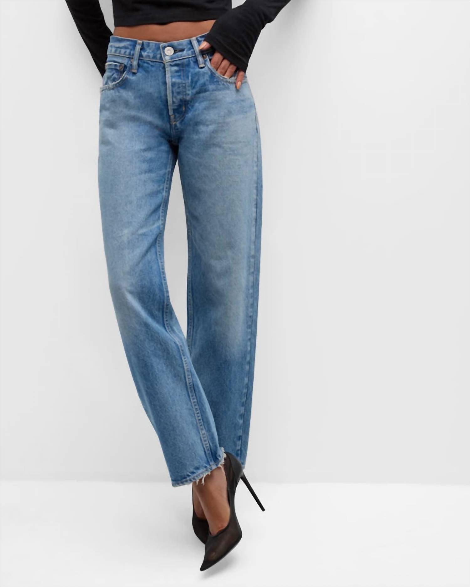 Moussy - Cheval Straight Low Rise Jean