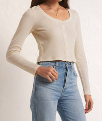 Z Supply - Ciana Cropped Waffle Top