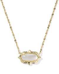 Kendra Scott - Women's Elisa Scallop Frame Short Pendant Necklace