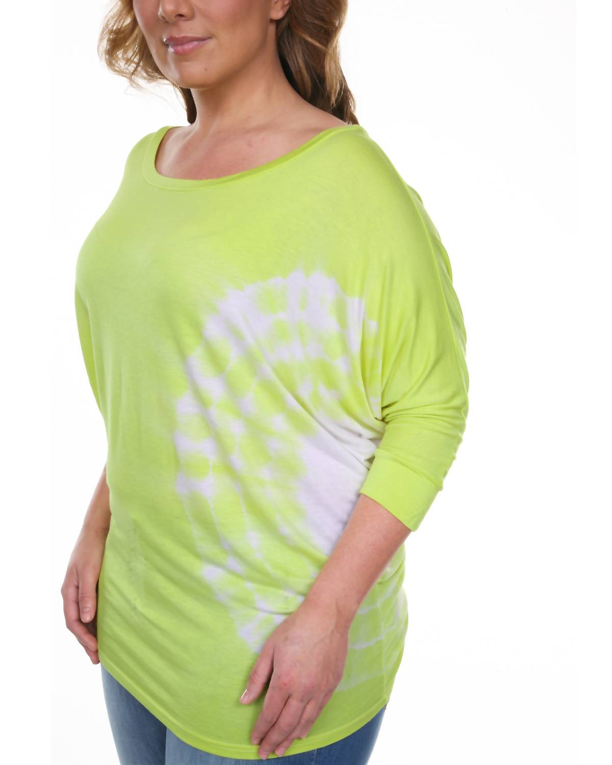 White Mark - Tie Dye Tunic Top - Plus