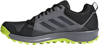 adidas Men's Terrex Tracerocker Trail Running Shoes in black gray green - men's sneaker - detail view