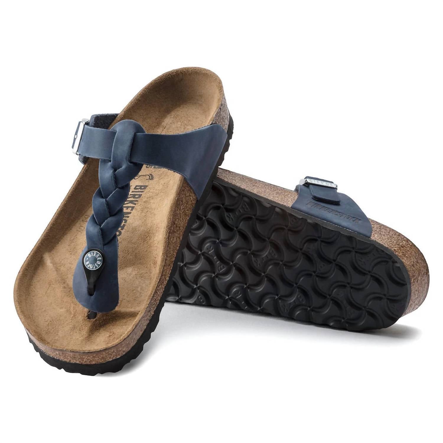 Birkenstock - Women's Gizeh Braided Oiled Leather Sandal