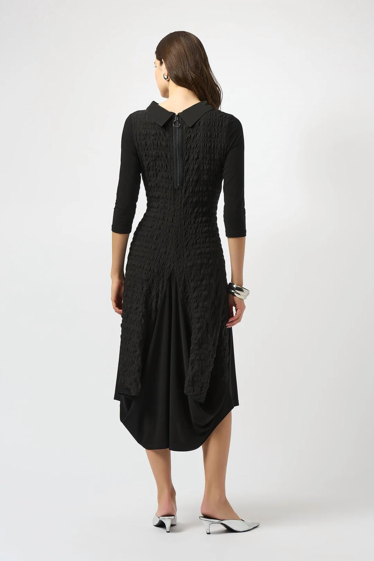 Joseph Ribkoff - Bubble Asymmetrical Cocoon Midi Dress