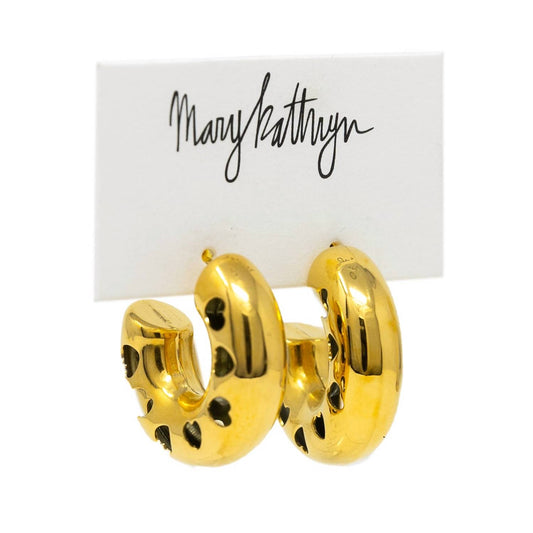 Mary Kathryn Designs - Women Heart Tube Hoops