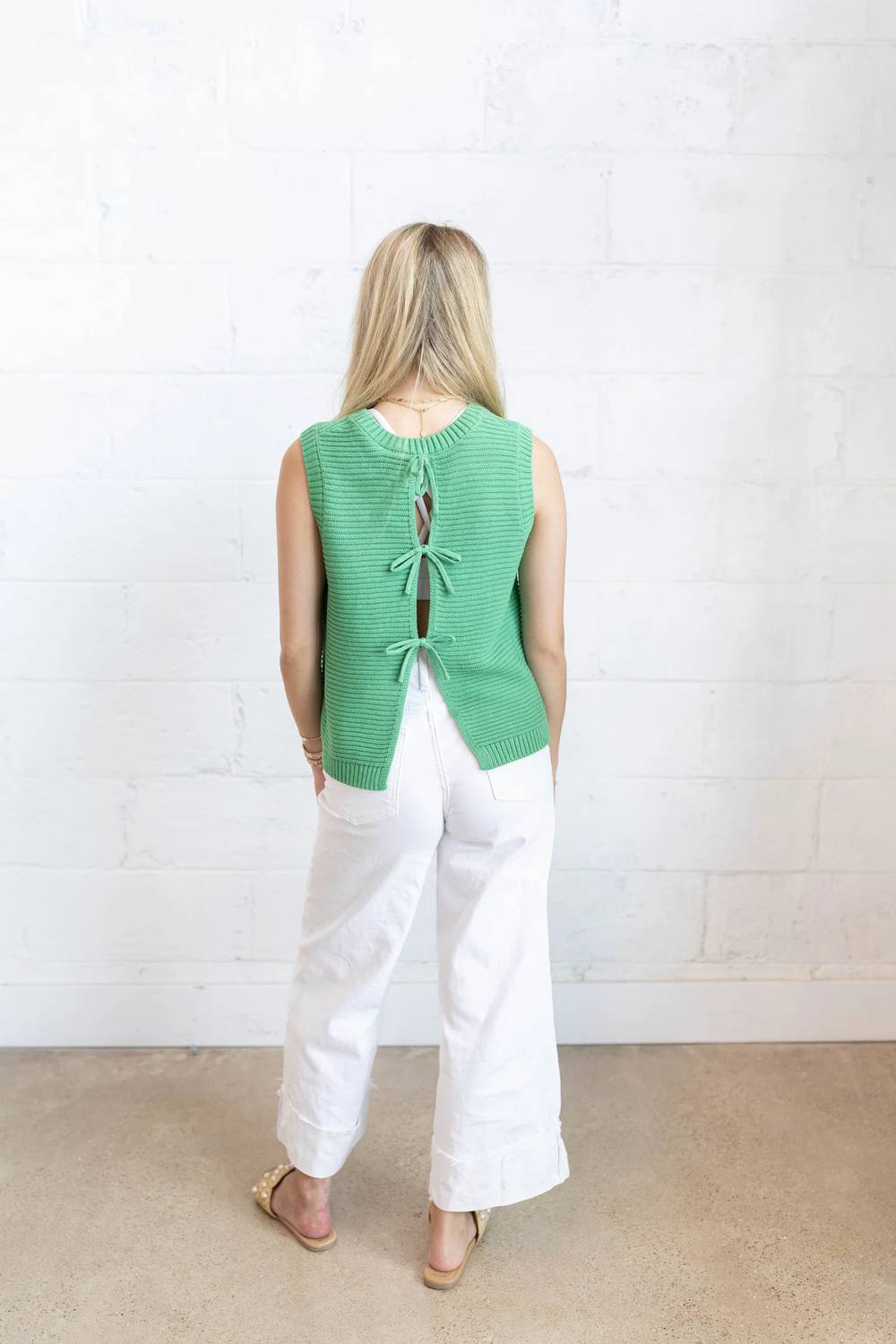Ichi - Dottie Sweater Tank Top