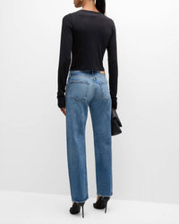 Moussy - Cheval Straight Low Rise Jean
