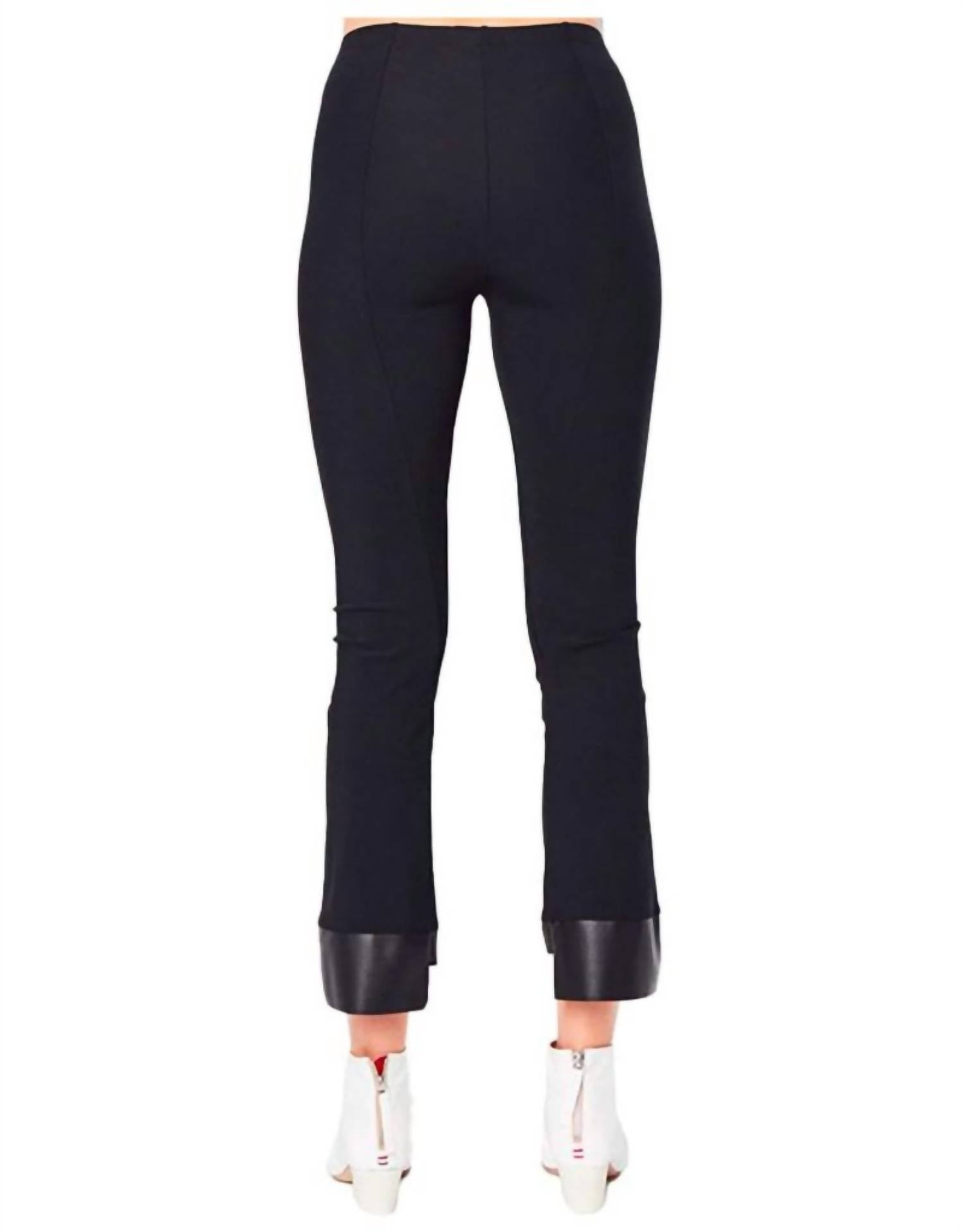Elaine Kim - Olga Leather Step Tech Stretch Legging