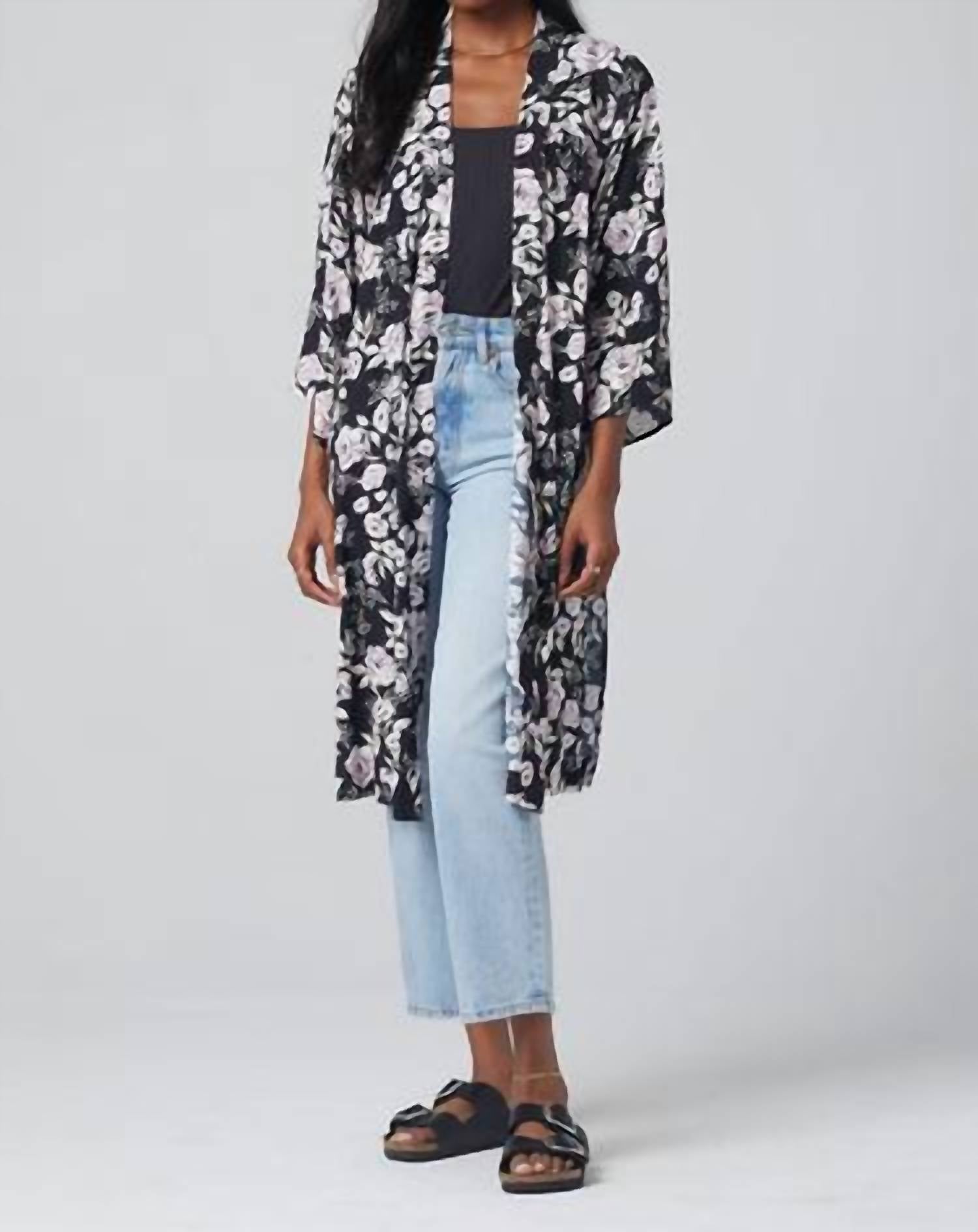 Saltwater Luxe - Polly Floral Kimono
