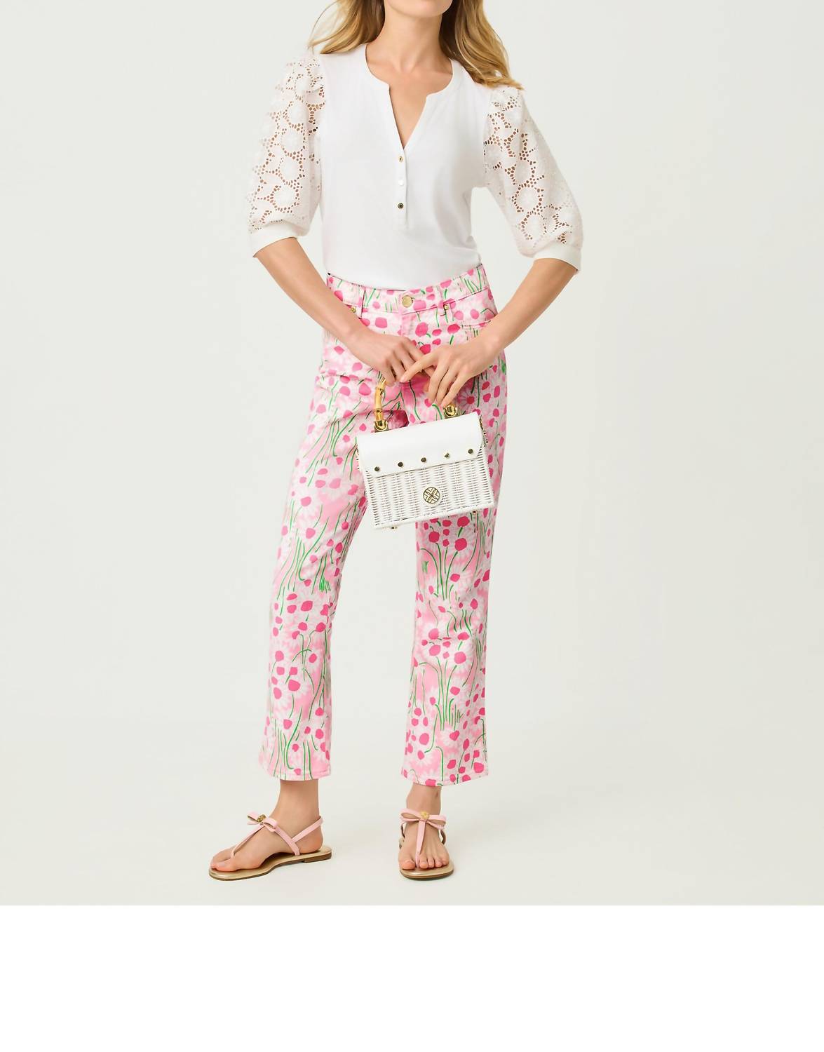 Lilly Pulitzer - Annet High Rise Crop Flare Jeans