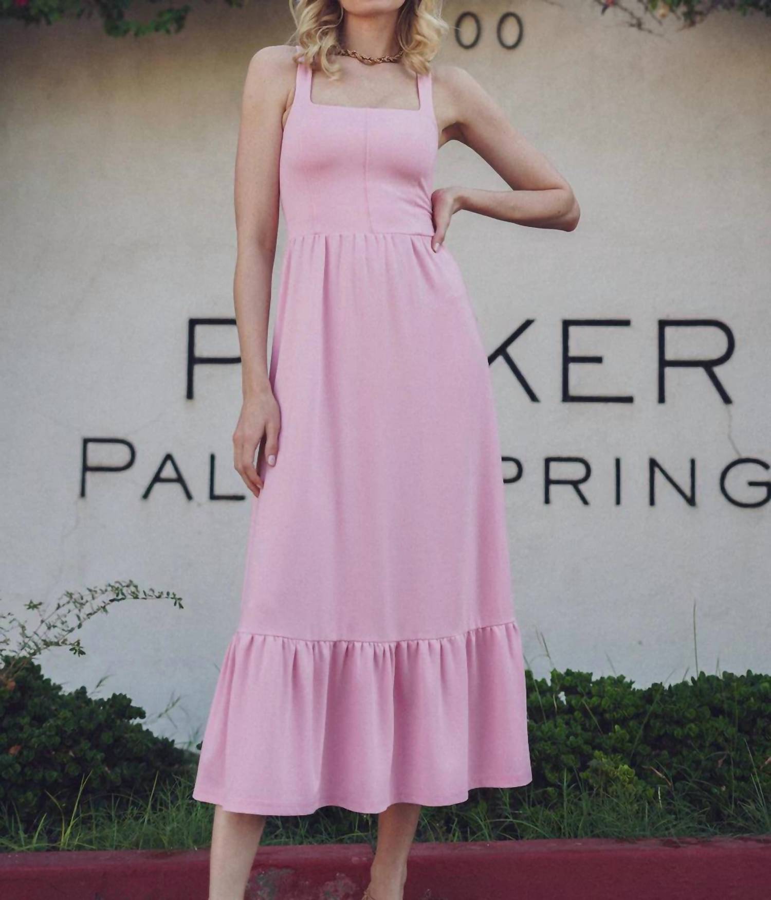 SMITH & QUINN Bernadette Ponte Dress in light pink 1 - women's dress - view 6