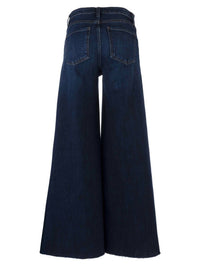 KUT FROM THE KLOTH Women's Blake High Rise Super Wide Leg Jeans in dark wash - women's jeans - detail view