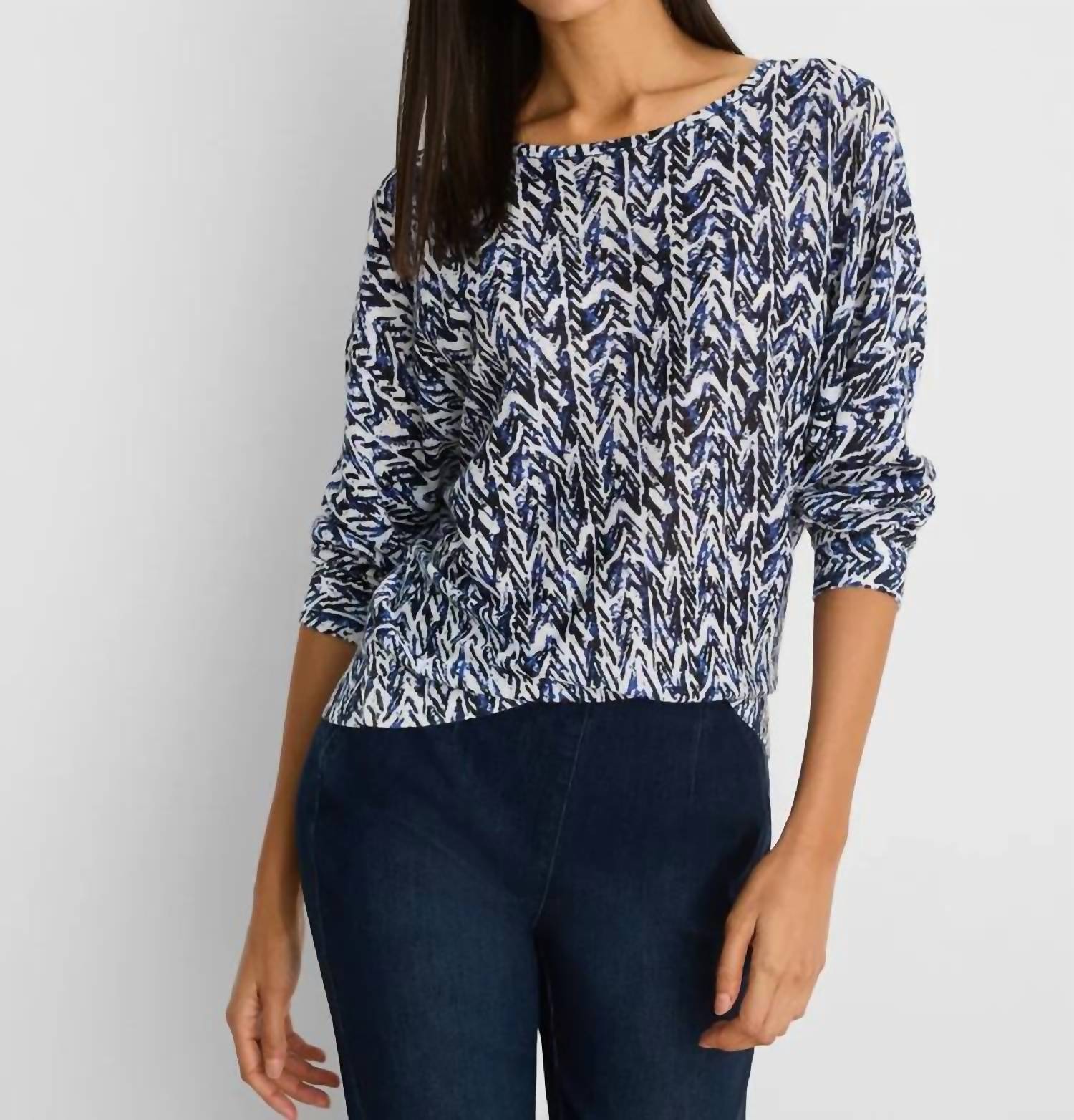 Nzt By Nic+Zoe - Crosshatch Sweater