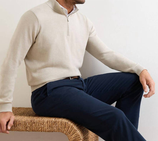 Peter Millar - Coolspun Lite Birdseye Quarter Zip Sweater