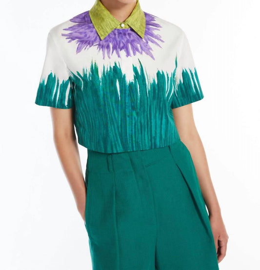 Weekend Max Mara - Quero Poplin Cropped Shirt