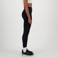 New Balance Sleek High Rise Legging - 27" in black - women's pants - detail view