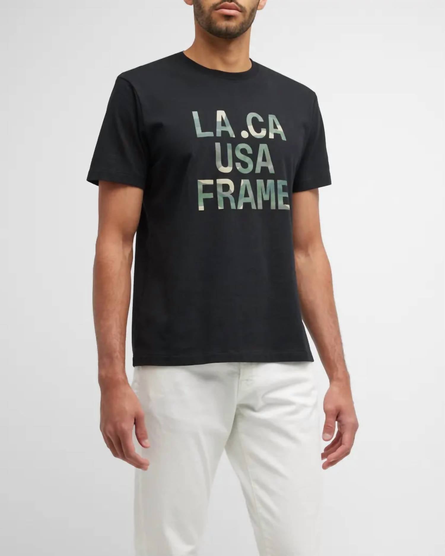 Frame - Camo Graphic Tee