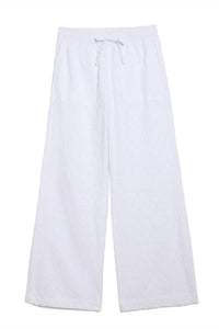 Jocelyn - Cotton Eyelet Pants