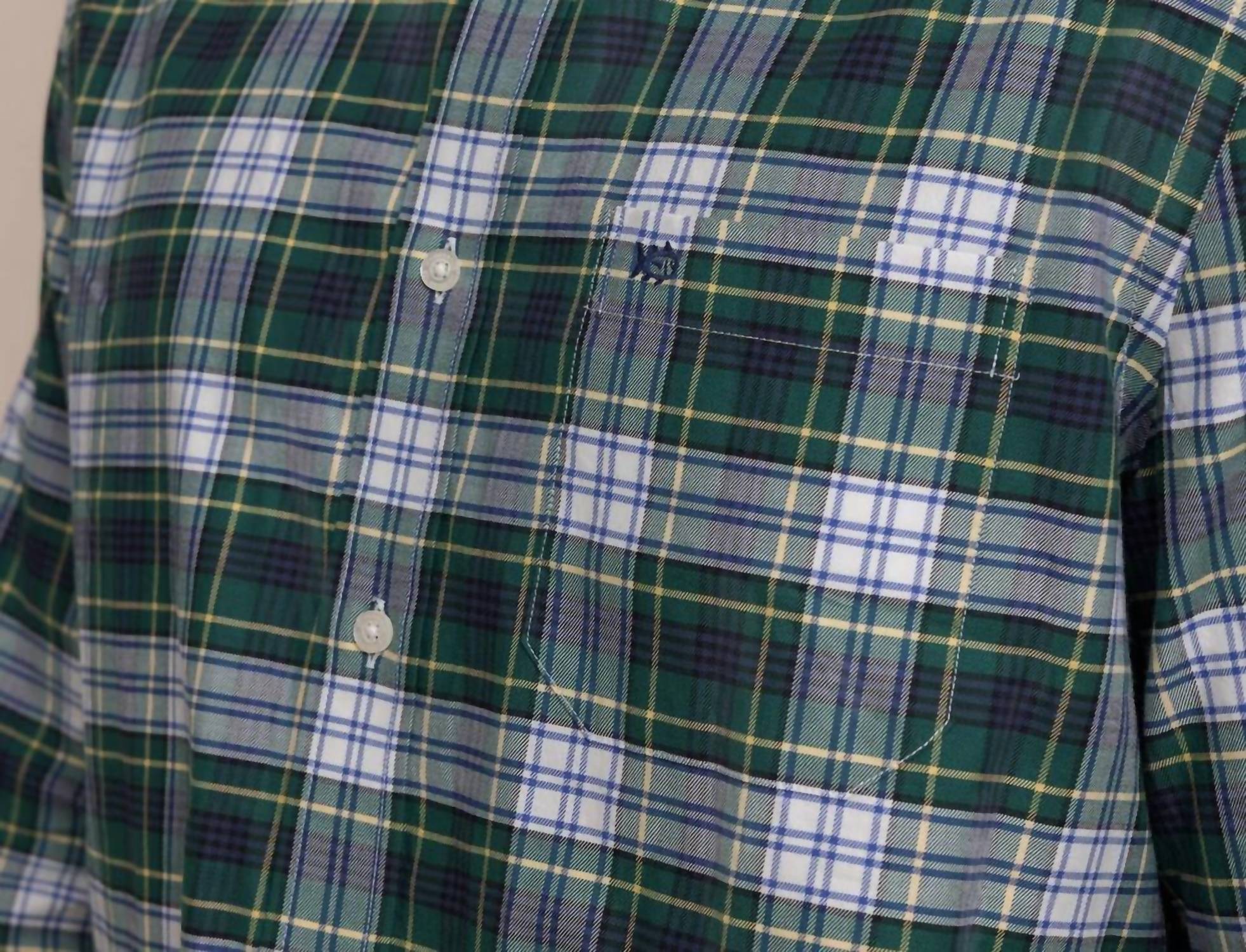 SOUTHERN TIDE Gordon Tartan Skipjack Sport Shirt in salt meadow 1 - men's shirt - view 4