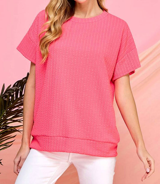 Blumin - Ribbed Short Sleeve Top