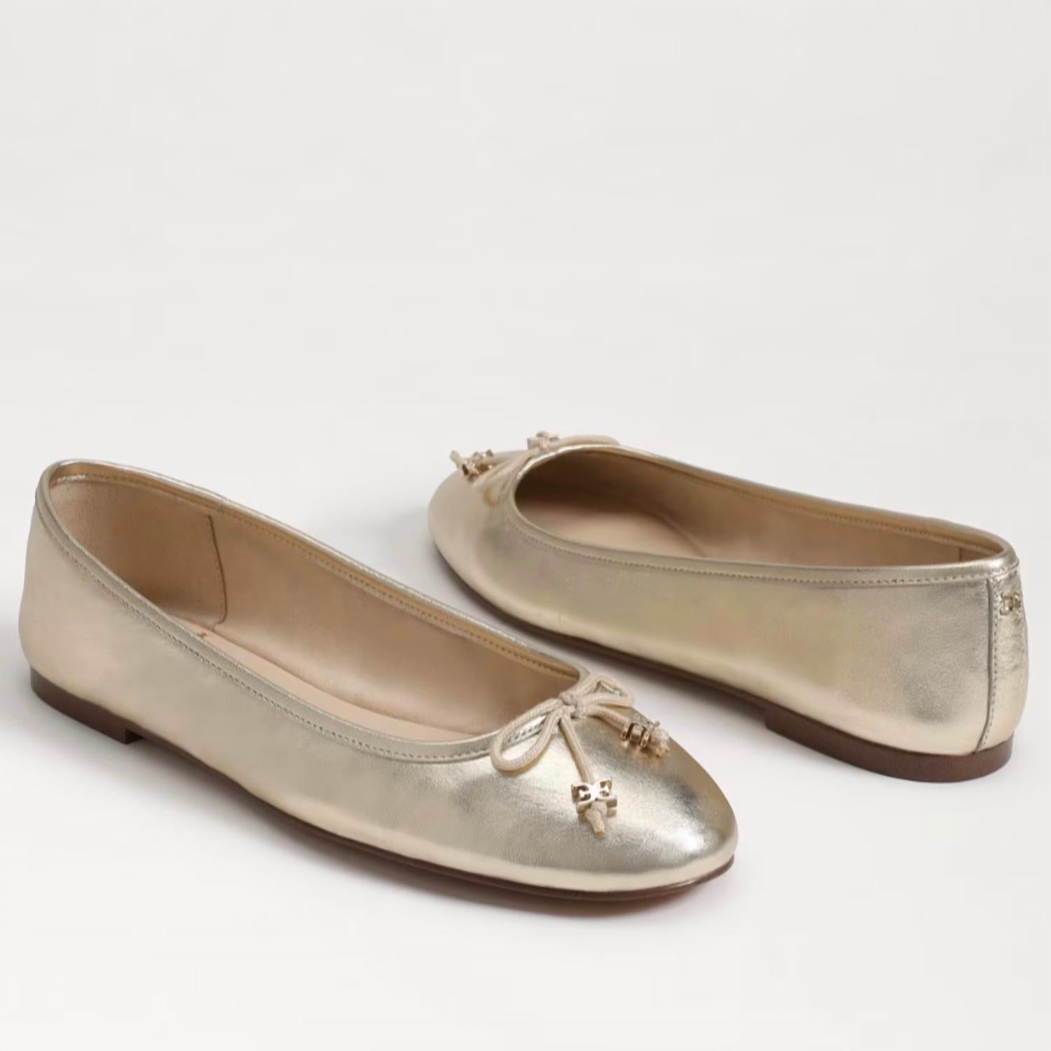 Sam Edelman - Women's Felicia Luxe Slip On Round Toe Flexible Wide Ballet Flats