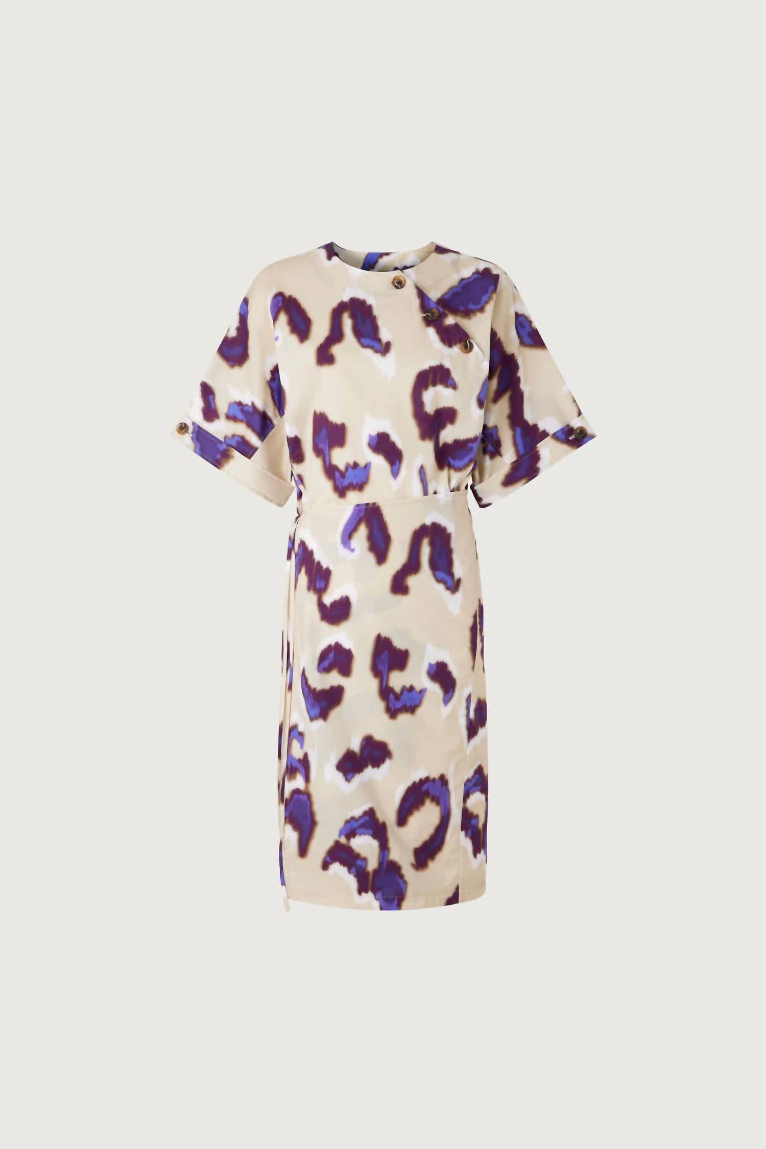 soeur Ecuador Dress in aubergine beige - women's dress - view 5