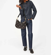 Clare V. - Women's Moyen Messenger Naturelle Bag With Studs