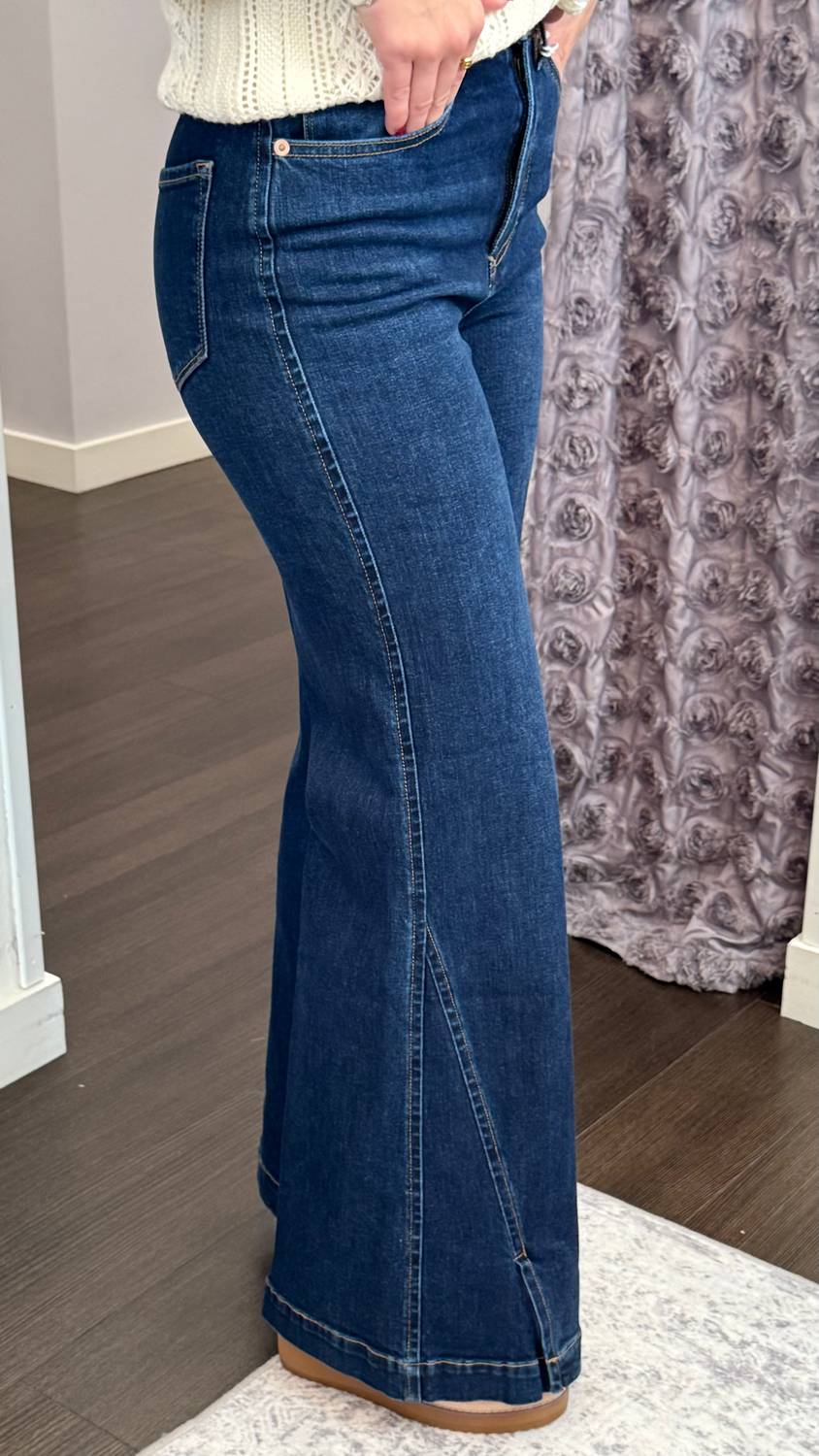 DEAR JOHN DENIM Fiona Split Hem Jeans in belvue - women's jeans - view 4