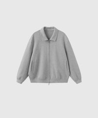 Cubic Relaxed Fit Zipped Utility Jacket in gray - women's jacket - alternate view