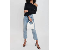 Moda Luxe - Woven Vegan Leather Crossbody Bag