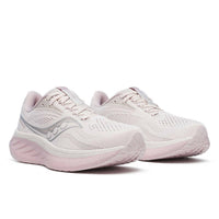SAUCONY Women's Ride 18 Running Shoes in moon woodrose 2 - women's shoe - detail view