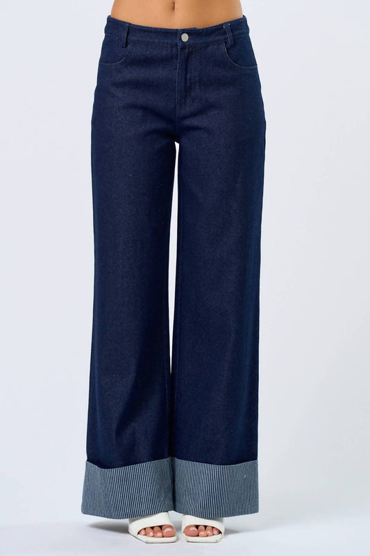 Blue Blush - Emery Wide Leg Jeans