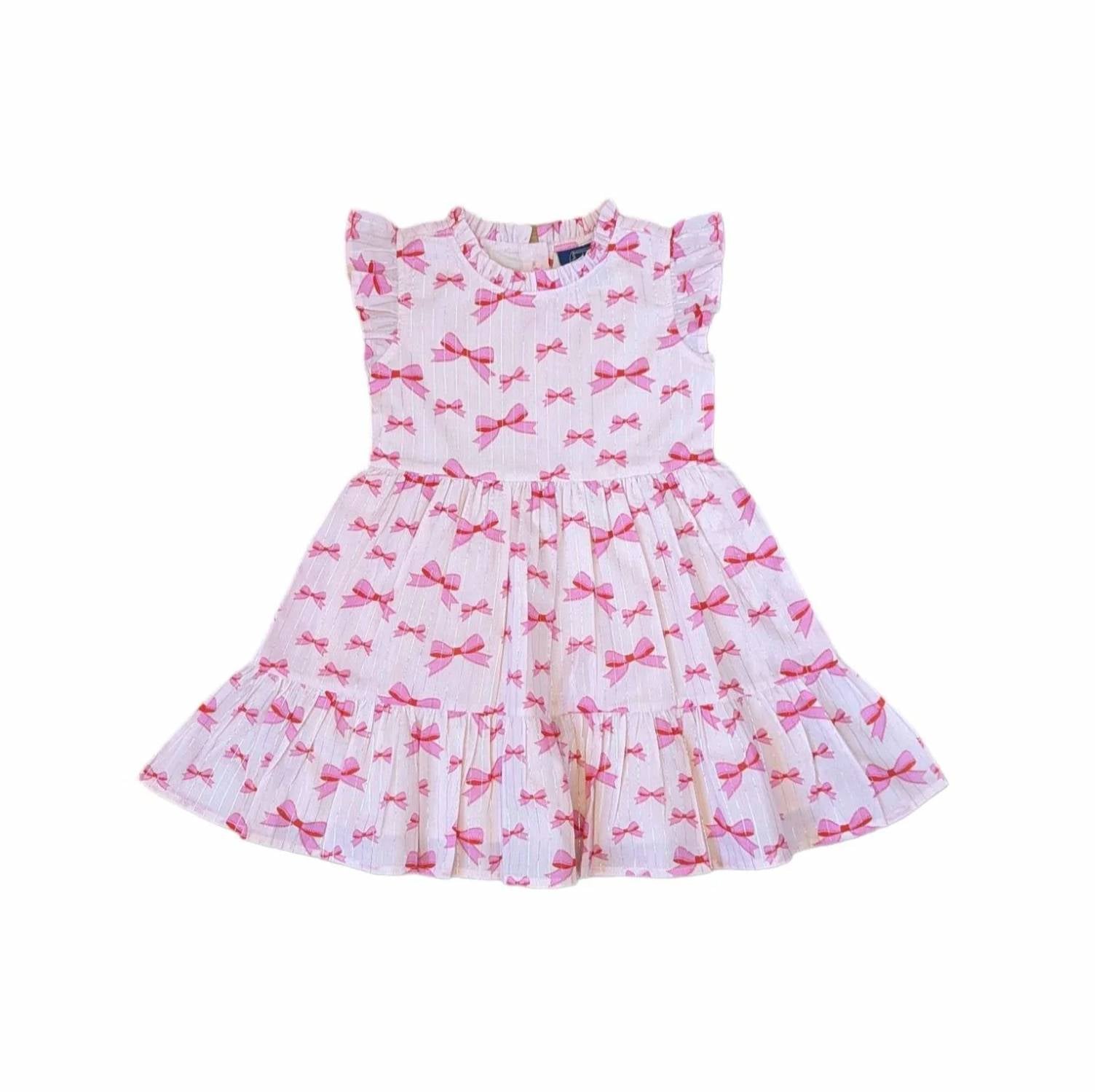 Tuktuk Designs - Bow Ruffle Sleeve Dress