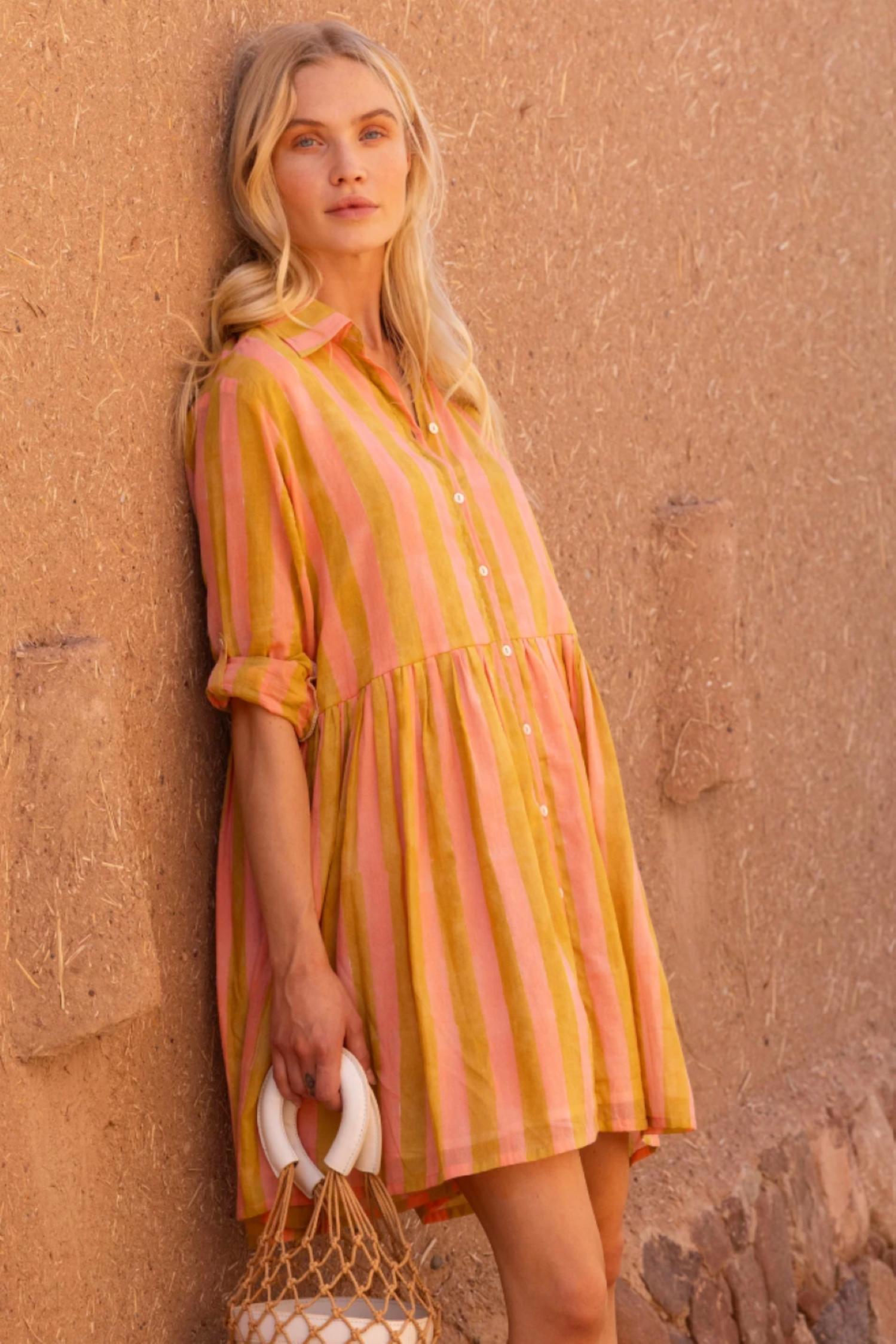 Oliphant - Long Sleeve Shirt Dress