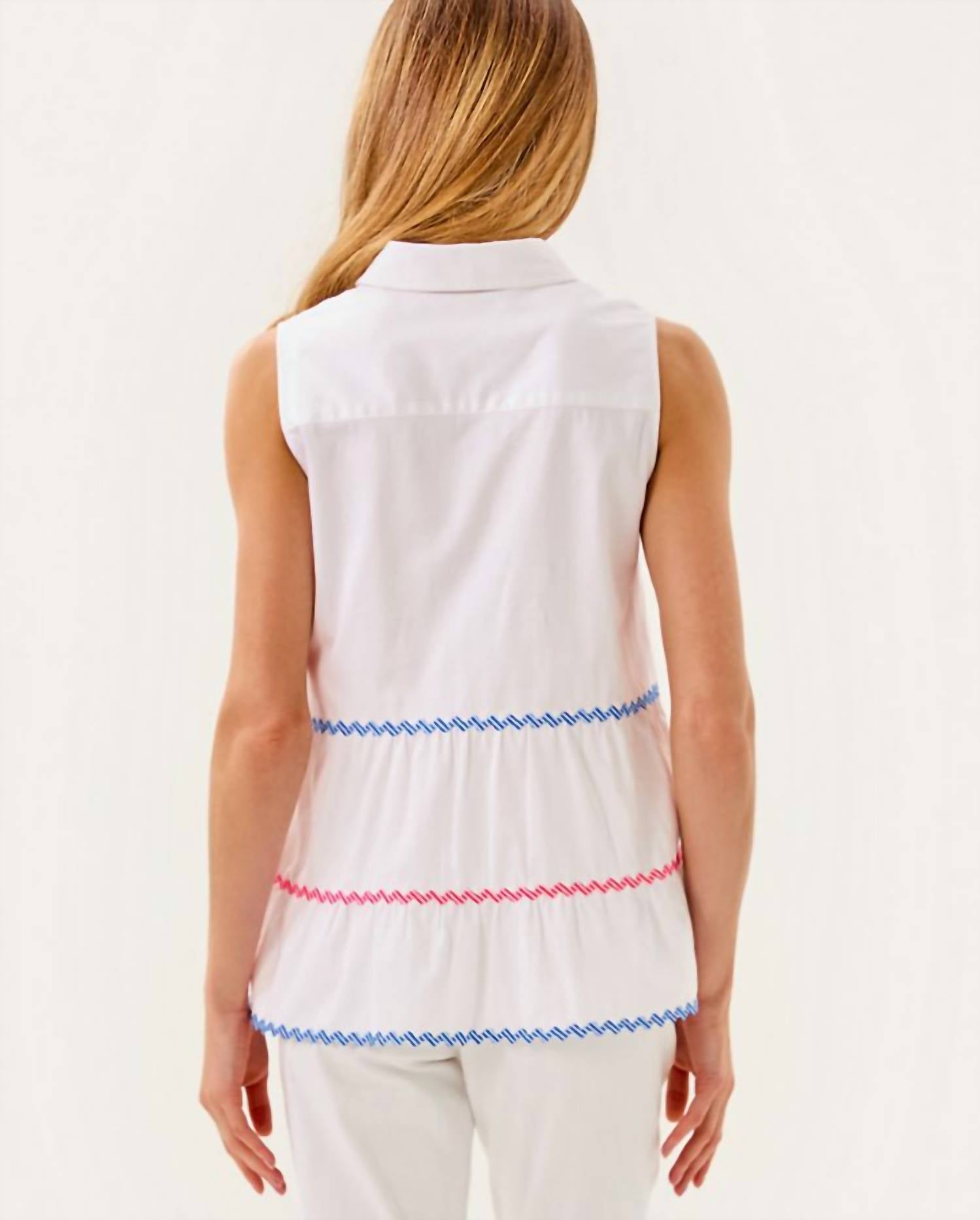 Lilly Pulitzer - Breah Sleeveless Button Down