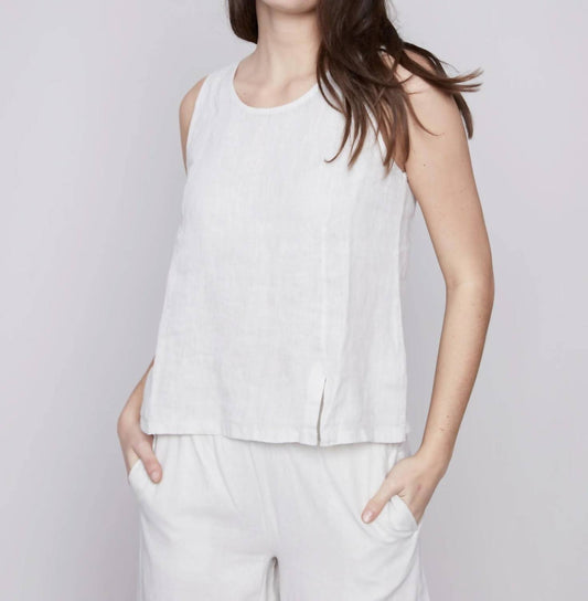 Charlie B - Linen Shell Top