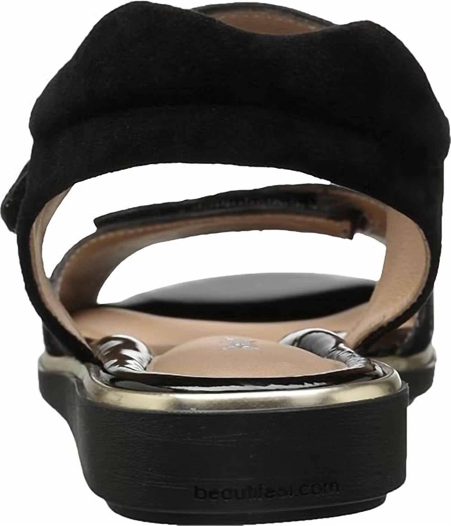 Beautifeel Women's Romi Dress Sandal in black - women's sandal - alternate view