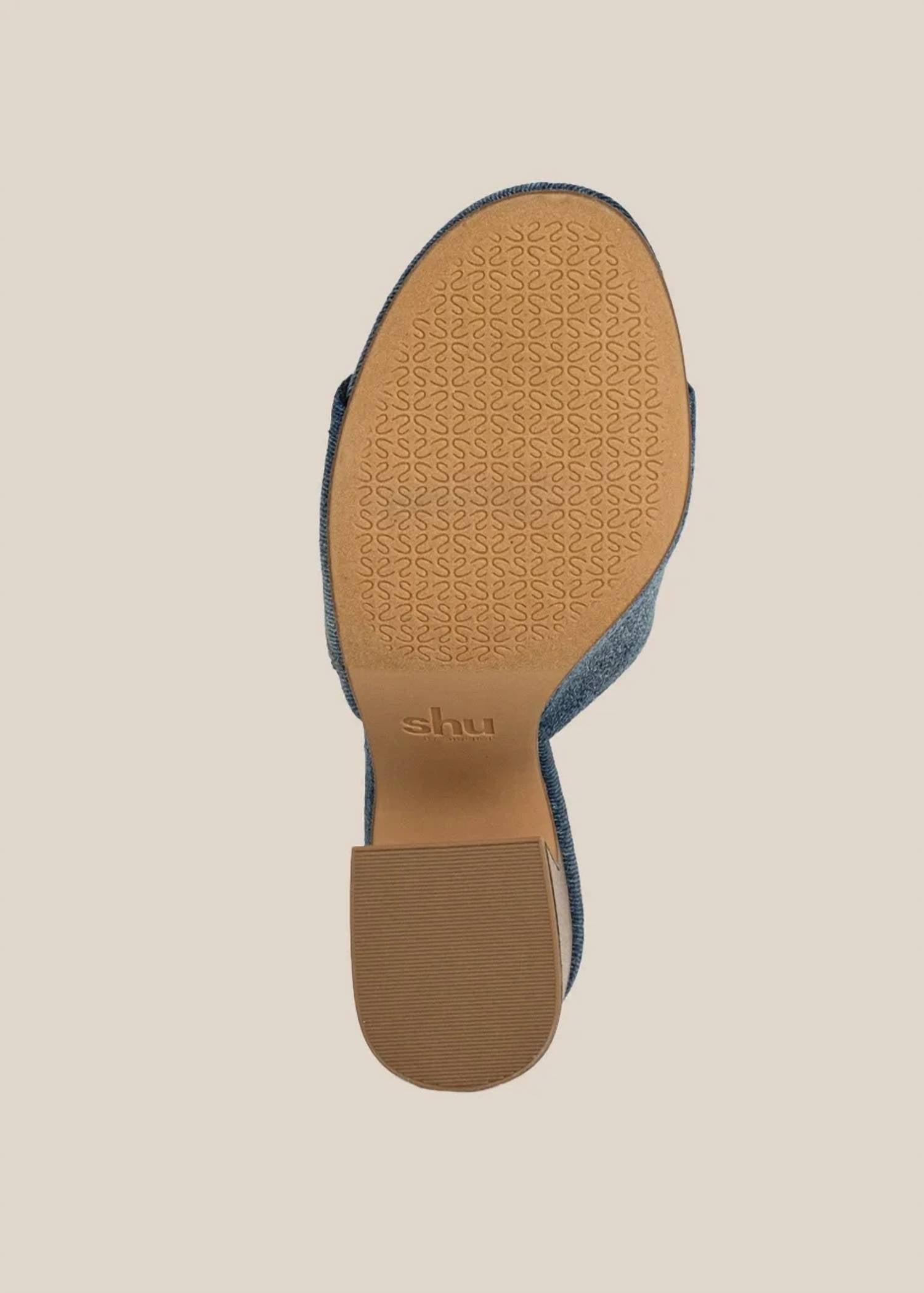 Shu Shop - Women's Elsy Block Heel Slide Sandal