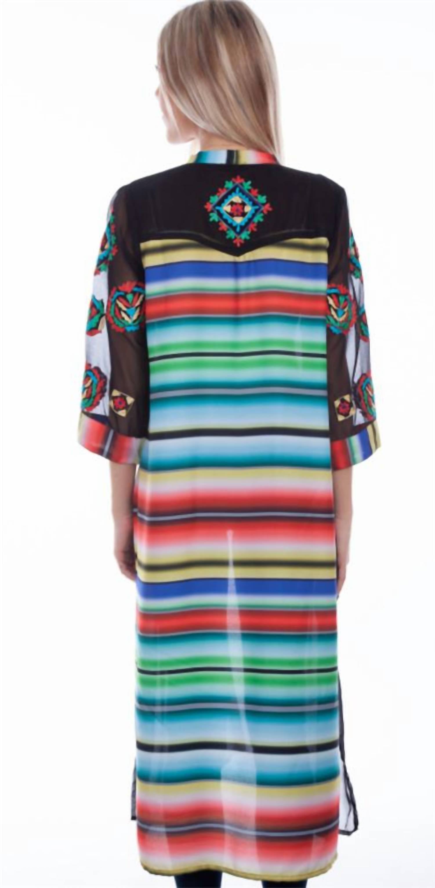 Scully - Embroidered Duster