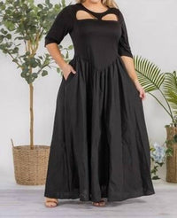 Karen T Design - Celeste Cutout Maxi Dress - Plus