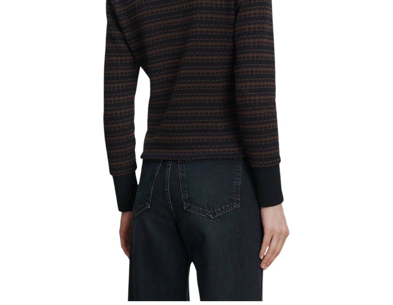 Veronica Beard - Kamal Stripe Polo Sweater