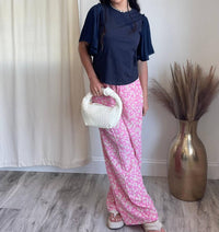 Frnch - Brittany Floral Wide Leg Pants