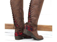 Very Volatile - Women's Buffalo Plaid Boots