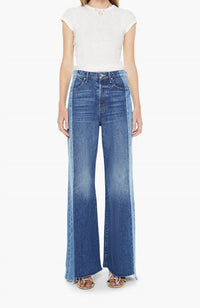 Mother - Tux Sidestepper Sneak Fray Jeans