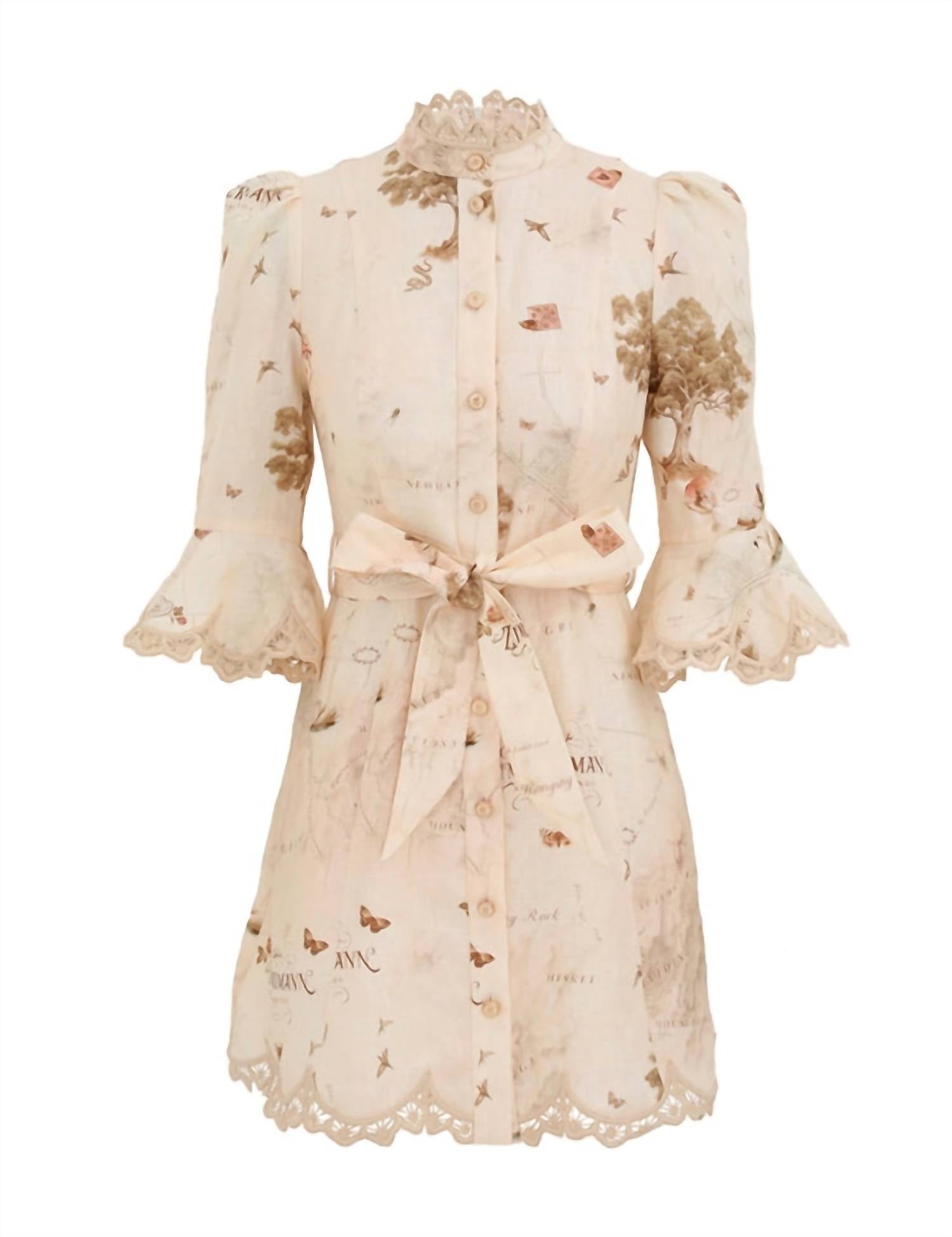 Zimmermann - Women's Applique Mini Dress
