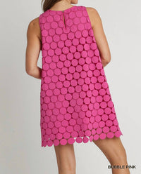 Umgee - Polka Dot Lace Shift Dress