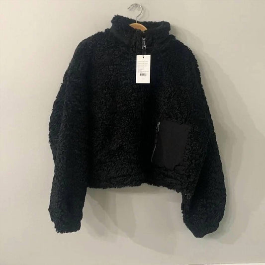 Something Navy - Teddy Patch Pocket Jacket