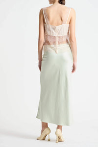Saint Art - Talia Charmeuse Maxi Skirt