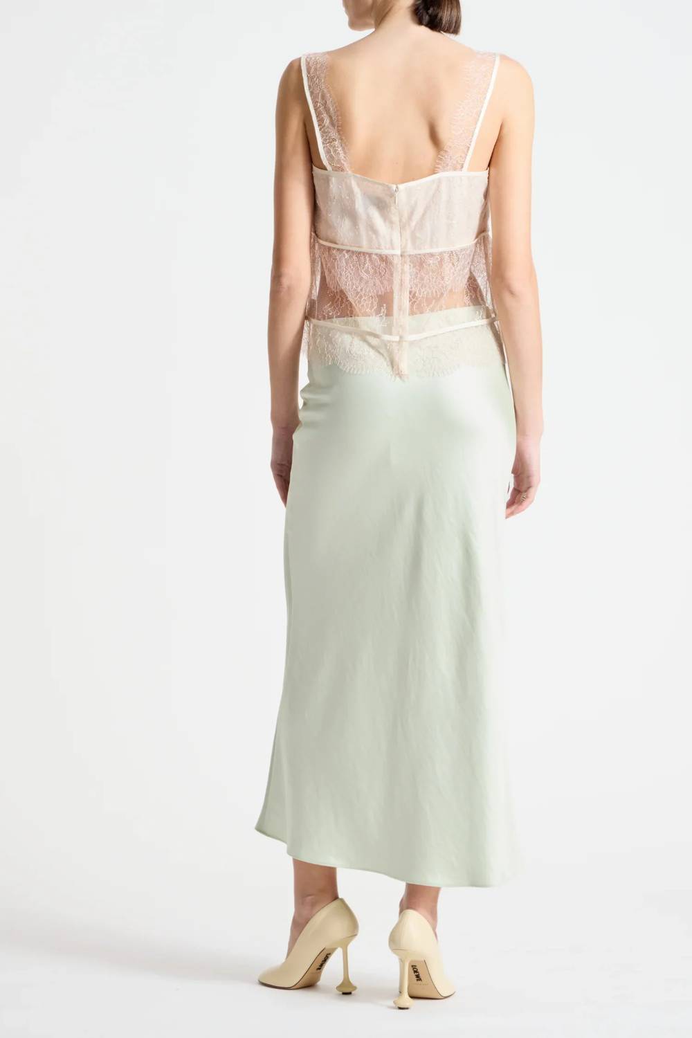 Saint Art - Talia Charmeuse Maxi Skirt